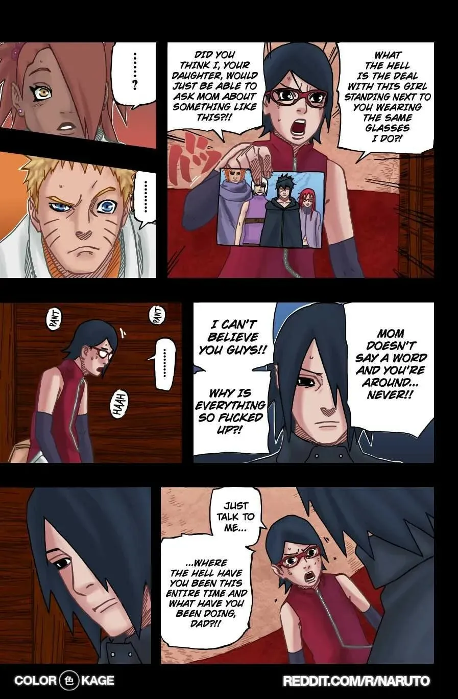 Naruto: The Seventh Hokage and the Scarlet Spring Chapter 5.5 page 9 - 