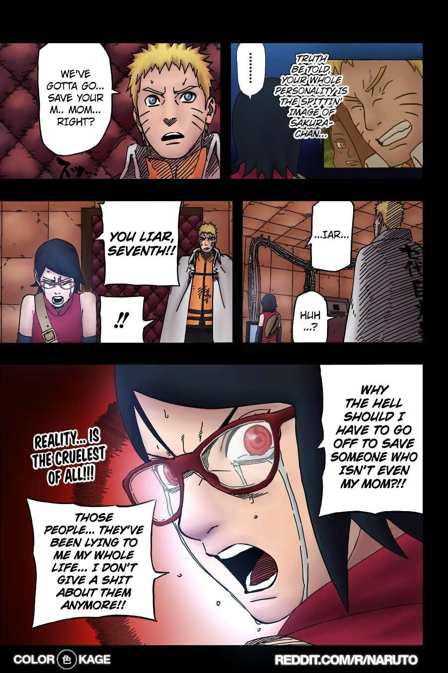 Naruto: The Seventh Hokage and the Scarlet Spring Chapter 7.5 page 22 - 