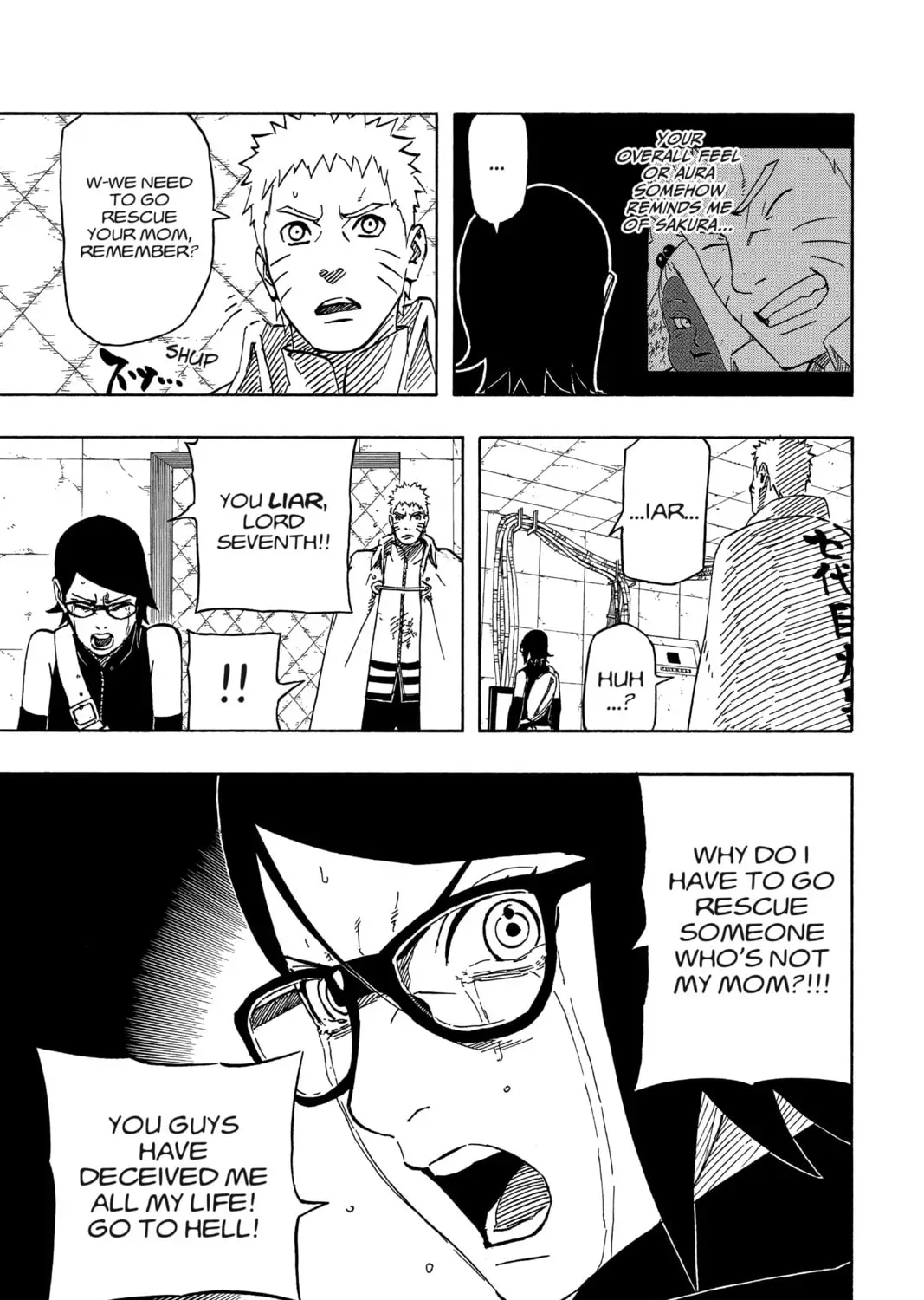 Naruto: The Seventh Hokage and the Scarlet Spring Chapter 700.7 page 43 - 