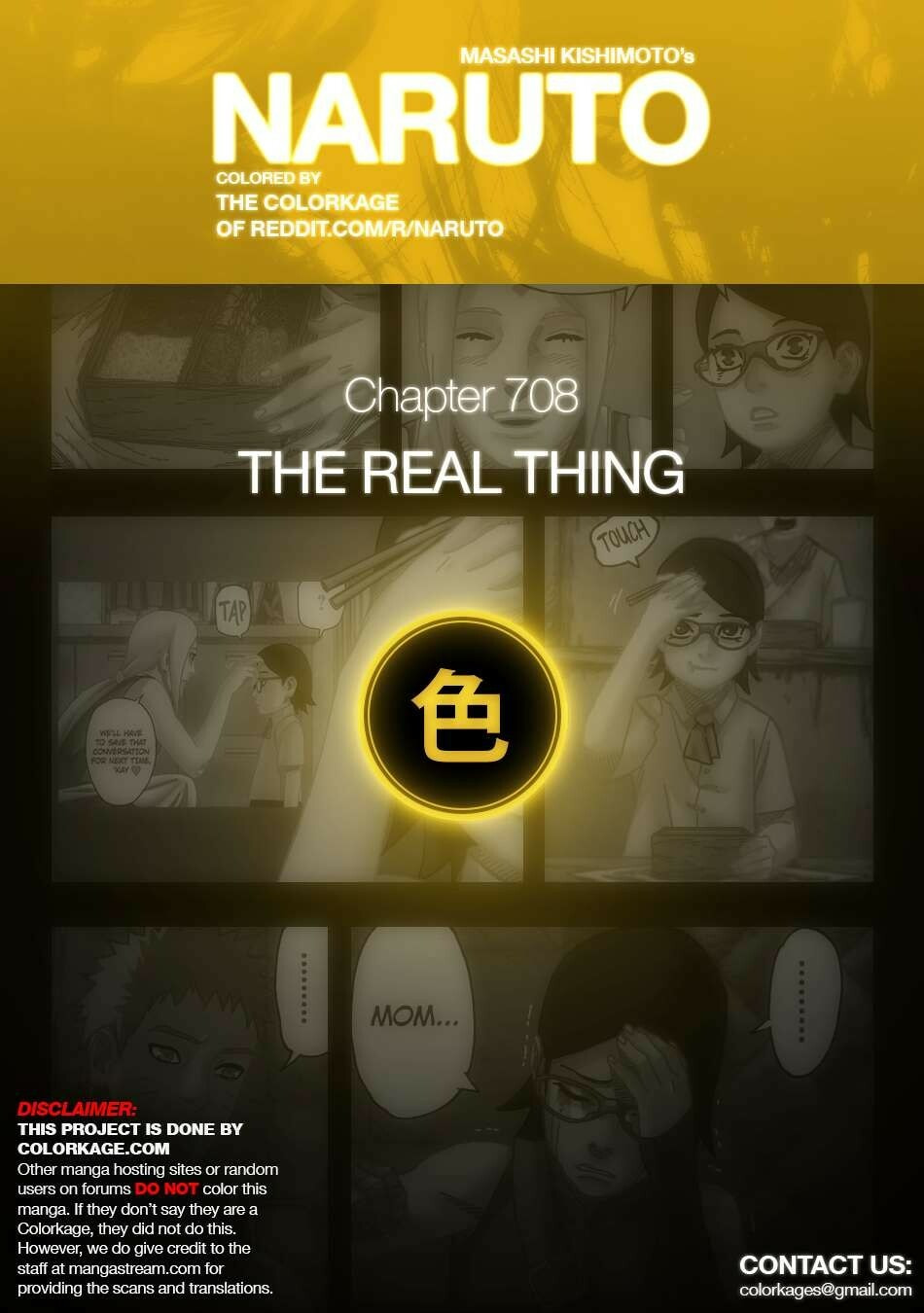 Naruto: The Seventh Hokage and the Scarlet Spring Chapter 8.5 page 1 - 