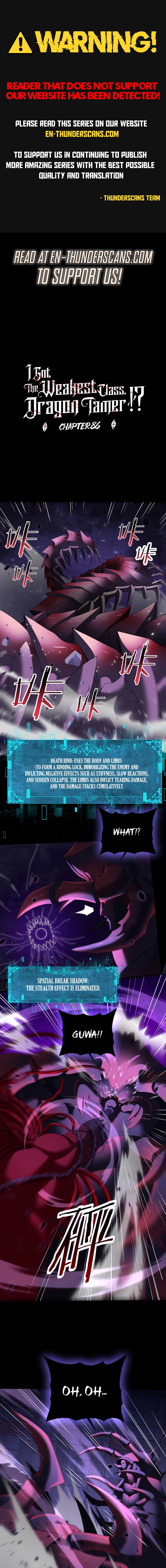 National Job Change: I’m Stuck As the Weakest Dragon Tamer?! Chapter 86 page 1 - 