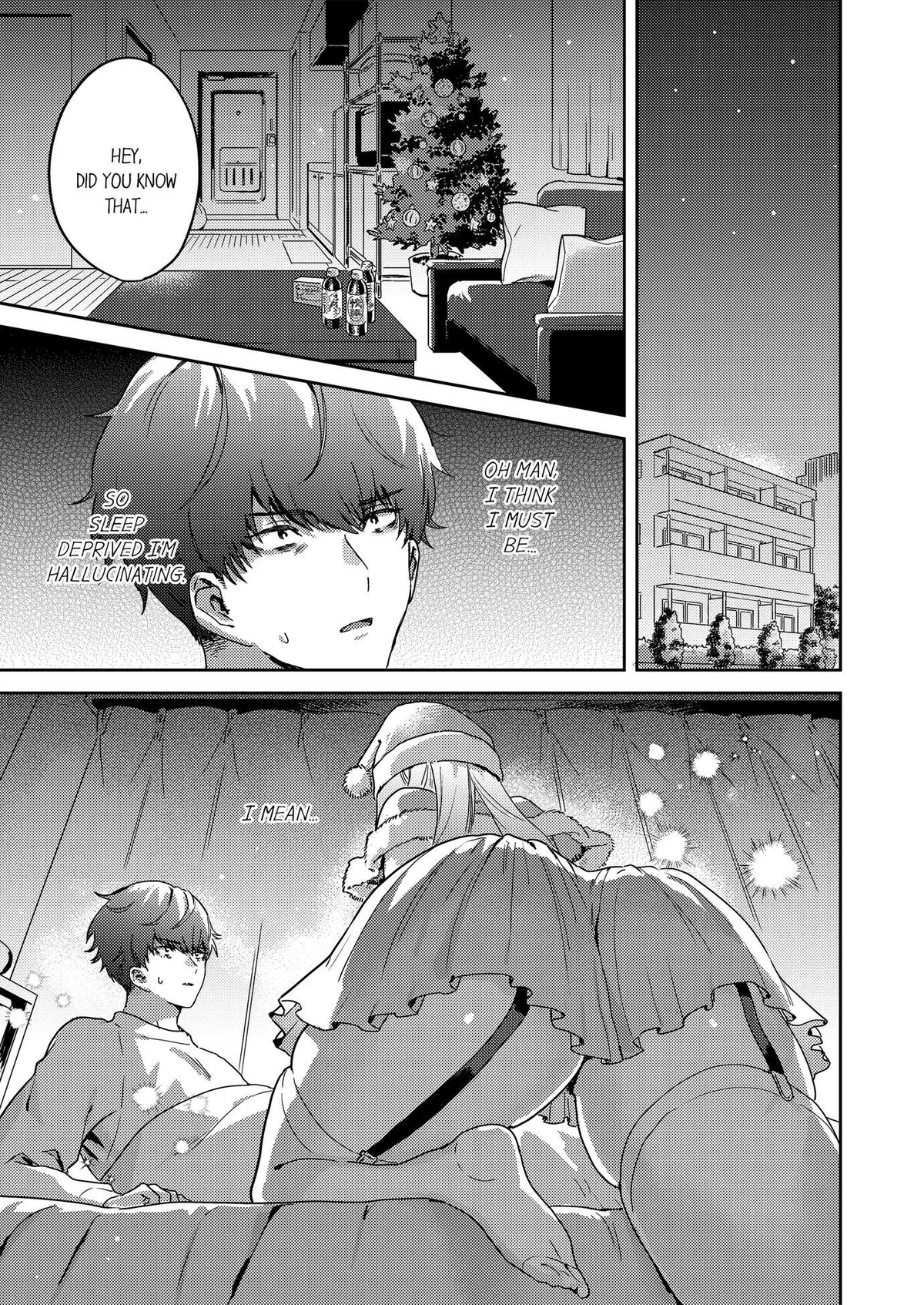Naughty or Nice? Charmed by the Seductive Pink Santa Chapter 1 page 1 - 