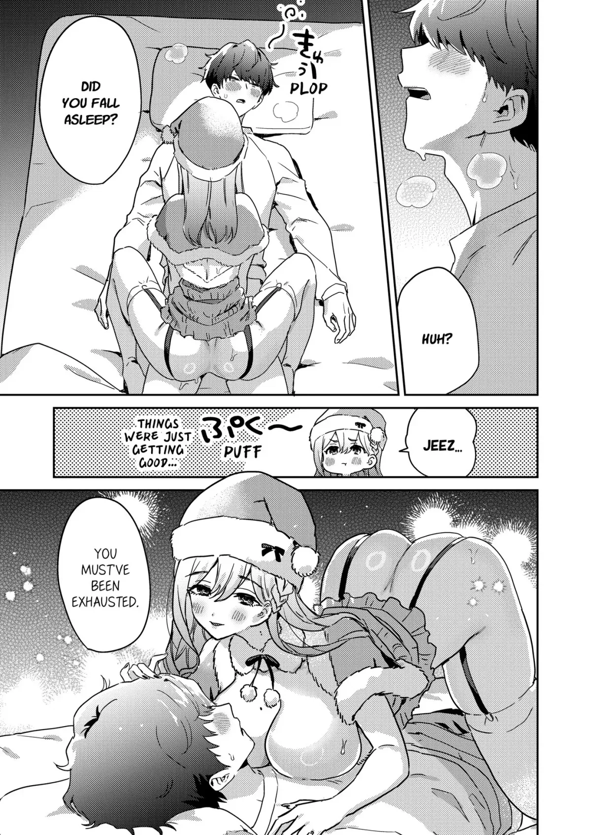Naughty or Nice? Charmed by the Seductive Pink Santa Chapter 4 page 1 - 