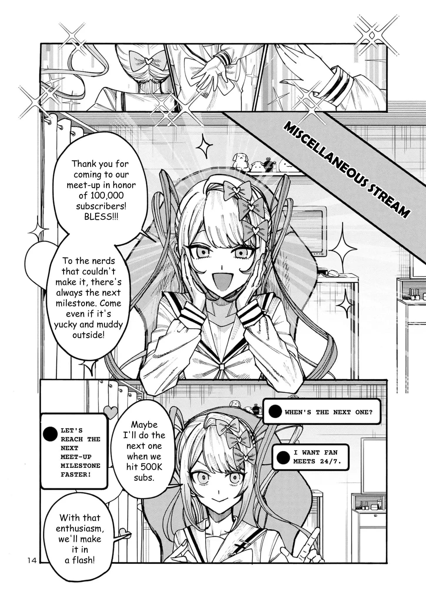 Needy Girl Overdose: Run with My Sick Chapter 4 page 14 - 