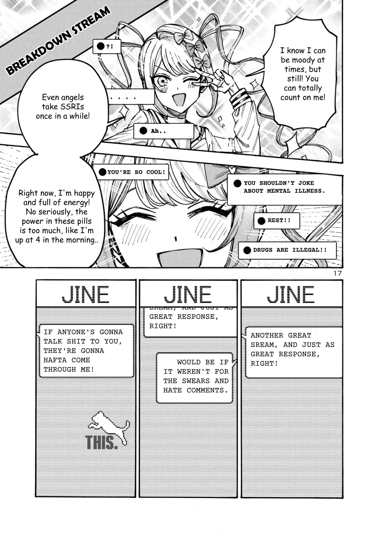 Needy Girl Overdose: Run with My Sick Chapter 4 page 17 - 