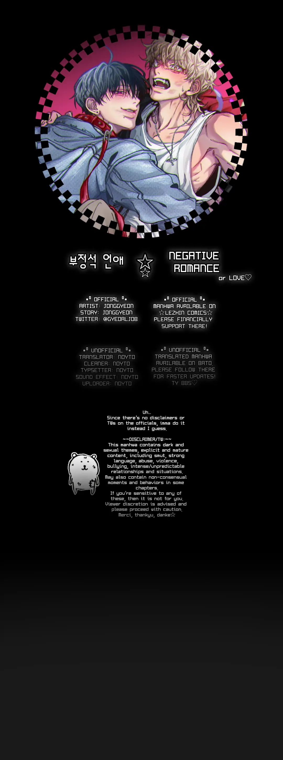 Negative Love Chapter 8.1 page 1 - 