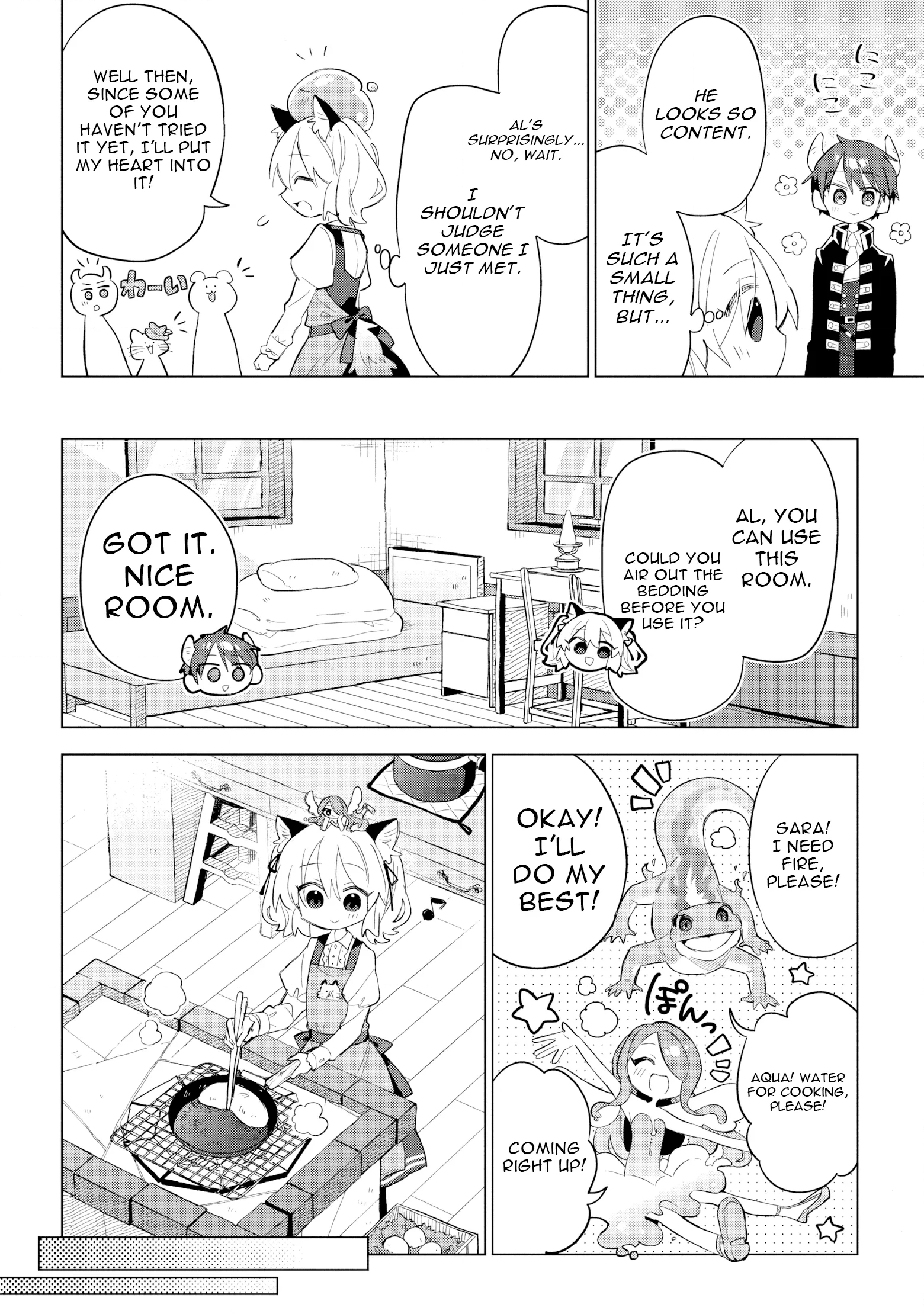 Nekomimi Shoujo wa Mori de Slow Life wo Okuritai: Mofumofu wa Shomou Shimashita ga, Seijo to ka Ouji-sama to ka wa Chuumongai desu Chapter 9 page 15 - 