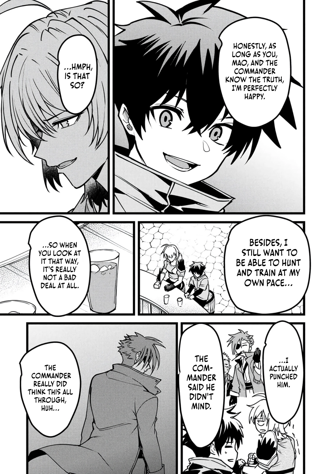 Net Game Haijin no Isekai Tenseiki - Kobushiou to Yobareta Saikyou no Kobushi ga Tsukaenai node, 1-nichi 8-jikan Konbou wo Furu Koto kara Hajimeta Chapter 28 page 21 - 
