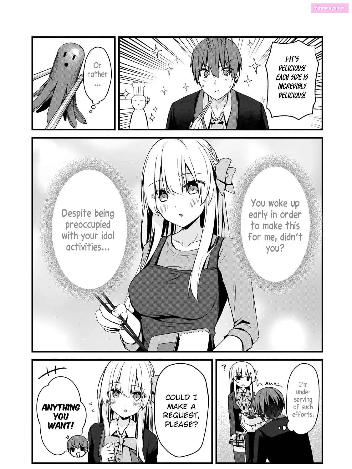 Netoge no Yome ga Ninki Idol Datta: Cool kei no Kanojo wa Genjitsu demo Yome no Tsumori de Iru Chapter 11 page 5 - 