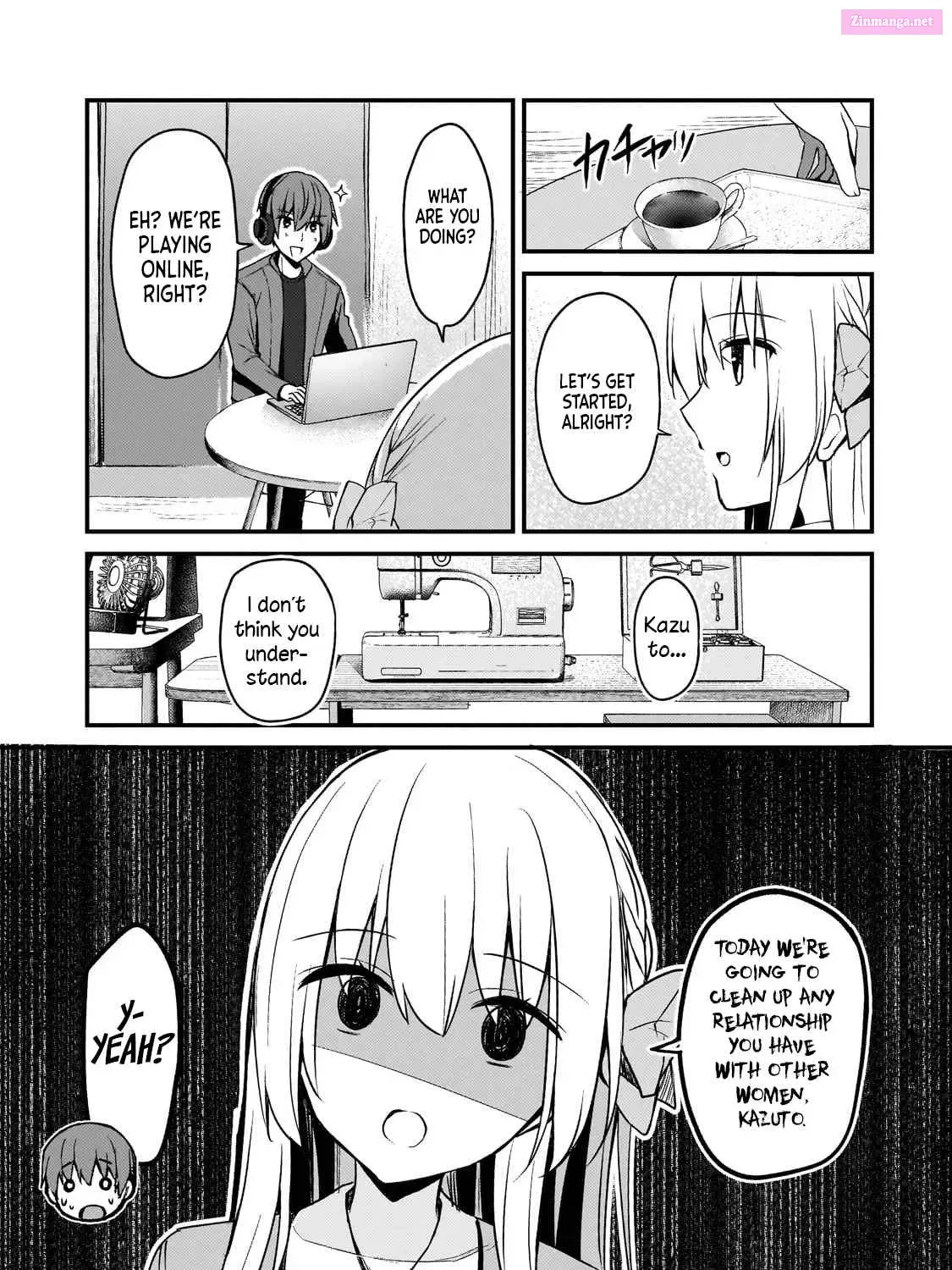 Netoge no Yome ga Ninki Idol Datta: Cool kei no Kanojo wa Genjitsu demo Yome no Tsumori de Iru Chapter 12 page 13 - 