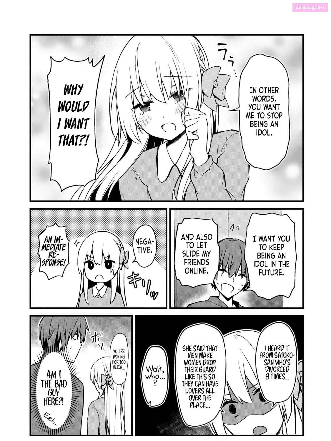 Netoge no Yome ga Ninki Idol Datta: Cool kei no Kanojo wa Genjitsu demo Yome no Tsumori de Iru Chapter 12 page 17 - 