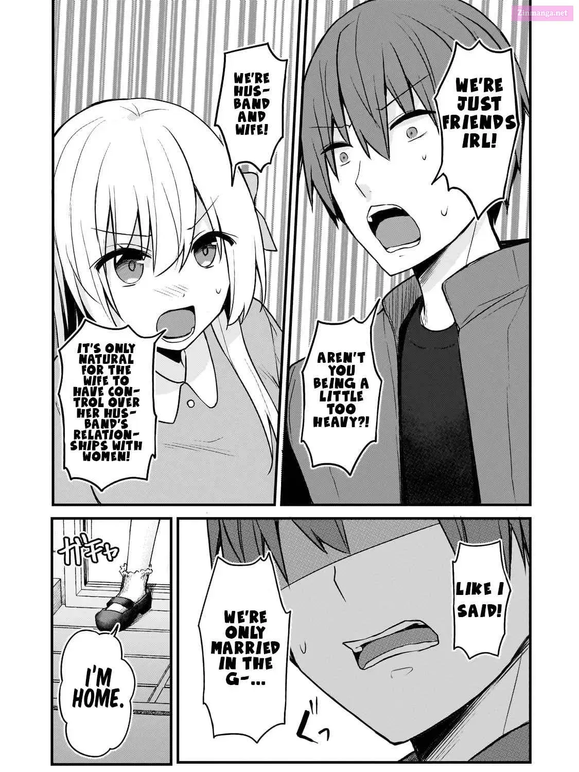 Netoge no Yome ga Ninki Idol Datta: Cool kei no Kanojo wa Genjitsu demo Yome no Tsumori de Iru Chapter 12 page 21 - 