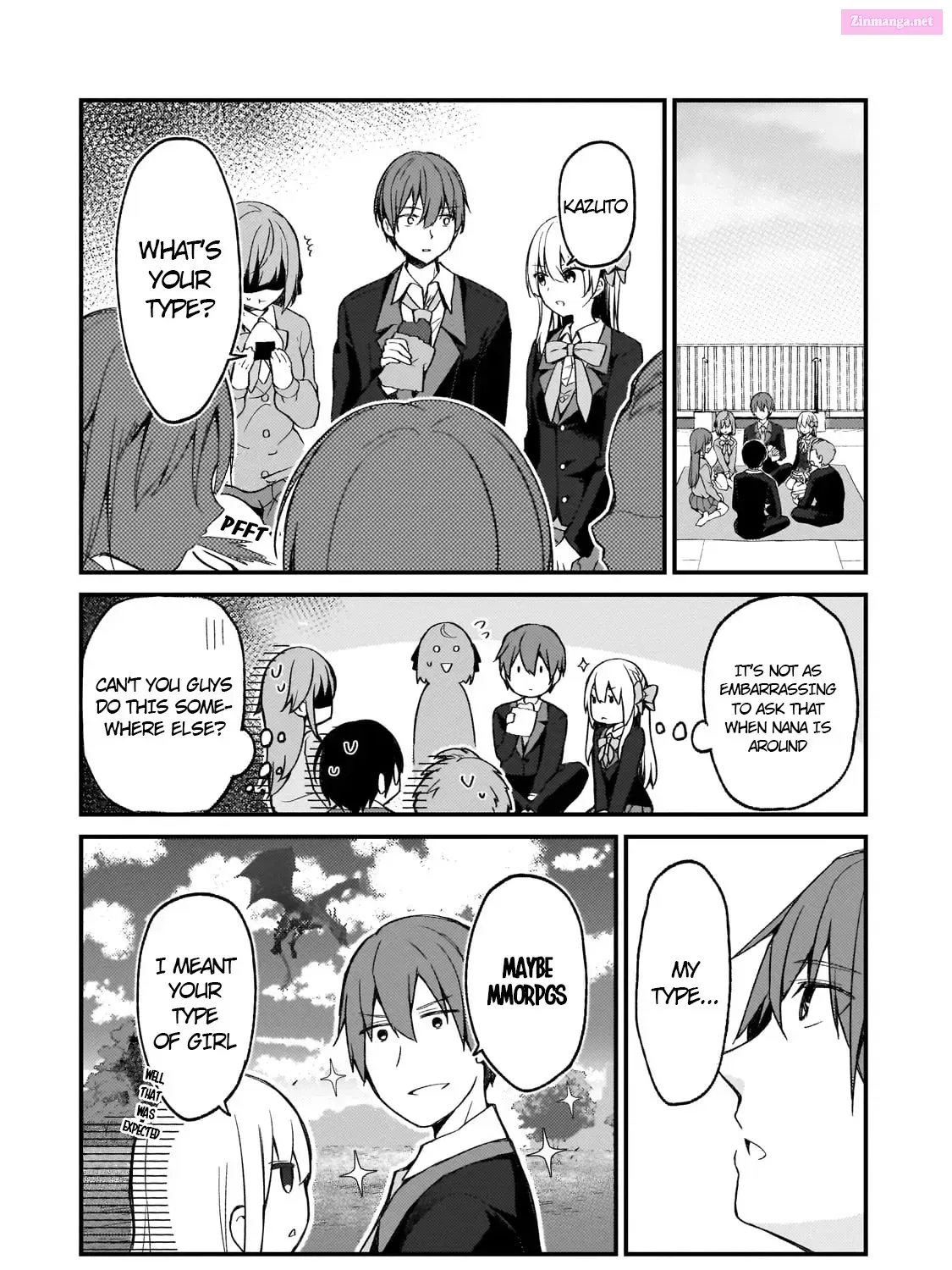 Netoge no Yome ga Ninki Idol Datta: Cool kei no Kanojo wa Genjitsu demo Yome no Tsumori de Iru Chapter 19 page 7 - 
