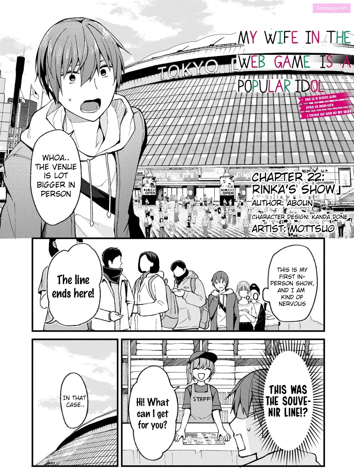 Netoge no Yome ga Ninki Idol Datta: Cool kei no Kanojo wa Genjitsu demo Yome no Tsumori de Iru Chapter 22 page 1 - 