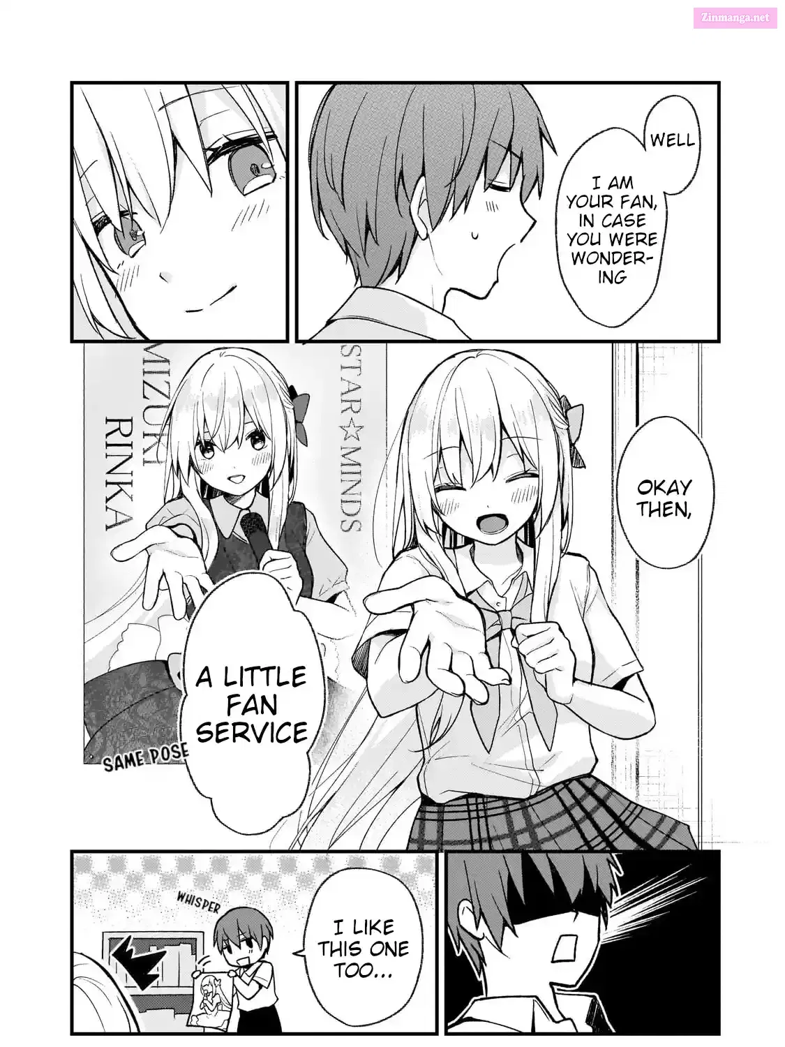 Netoge no Yome ga Ninki Idol Datta: Cool kei no Kanojo wa Genjitsu demo Yome no Tsumori de Iru Chapter 25 page 10 - 