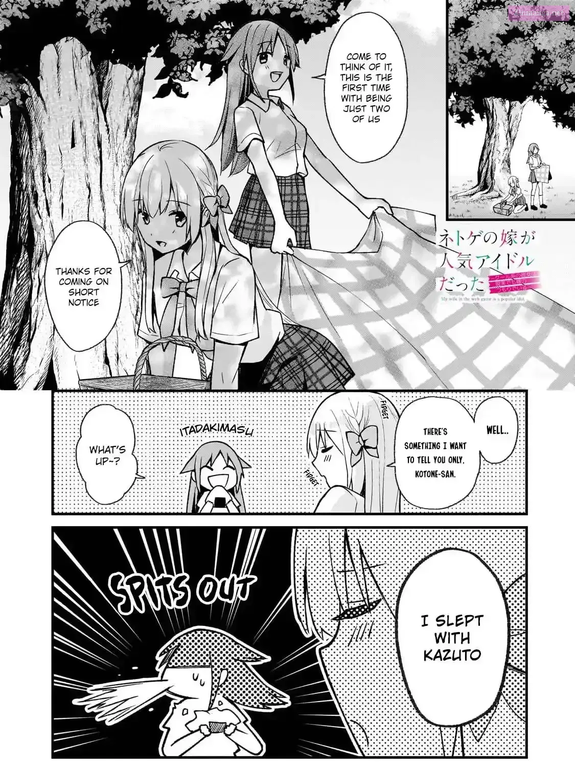 Netoge no Yome ga Ninki Idol Datta: Cool kei no Kanojo wa Genjitsu demo Yome no Tsumori de Iru Chapter 26 page 1 - 