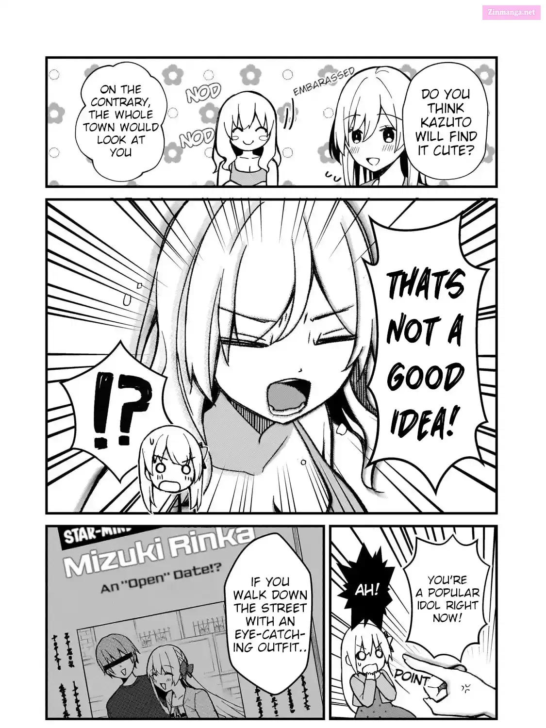 Netoge no Yome ga Ninki Idol Datta: Cool kei no Kanojo wa Genjitsu demo Yome no Tsumori de Iru Chapter 29 page 17 - 