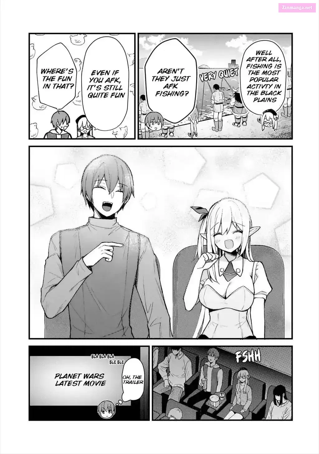 Netoge no Yome ga Ninki Idol Datta: Cool kei no Kanojo wa Genjitsu demo Yome no Tsumori de Iru Chapter 30 page 7 - 