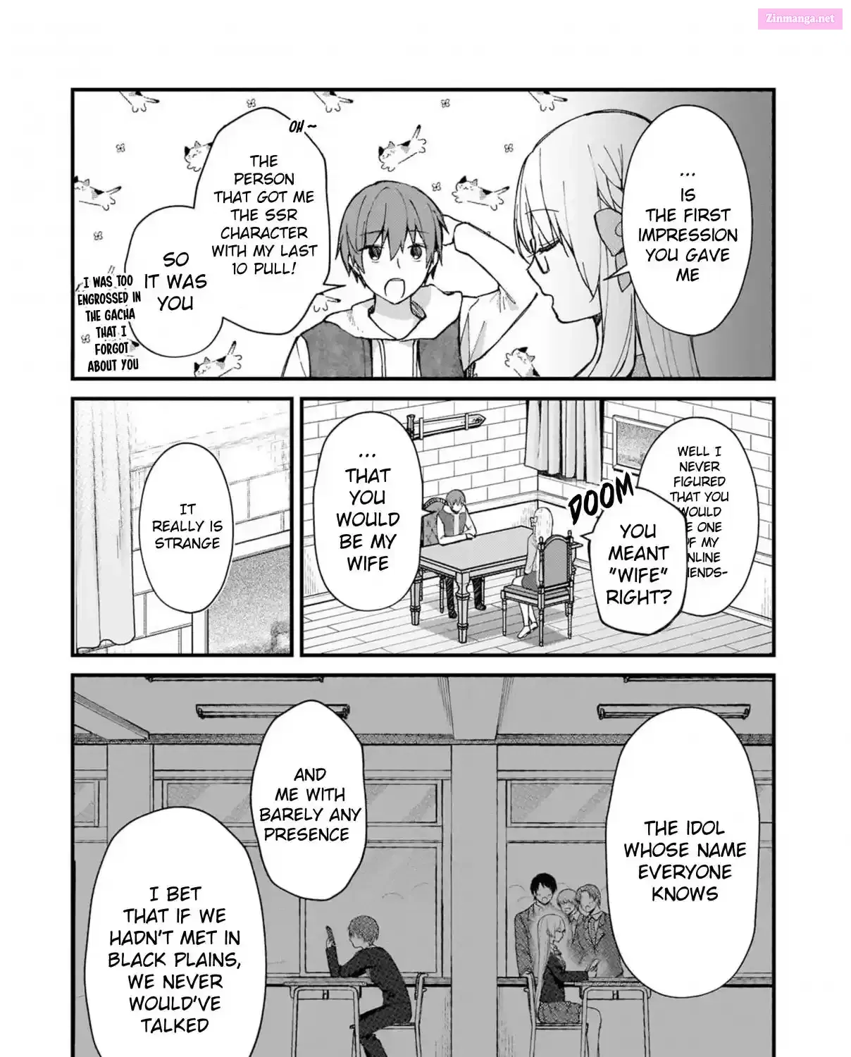Netoge no Yome ga Ninki Idol Datta: Cool kei no Kanojo wa Genjitsu demo Yome no Tsumori de Iru Chapter 31 page 11 - 