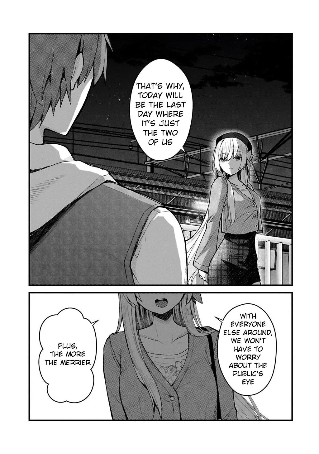 Netoge no Yome ga Ninki Idol Datta: Cool kei no Kanojo wa Genjitsu demo Yome no Tsumori de Iru Chapter 32 page 13 - 