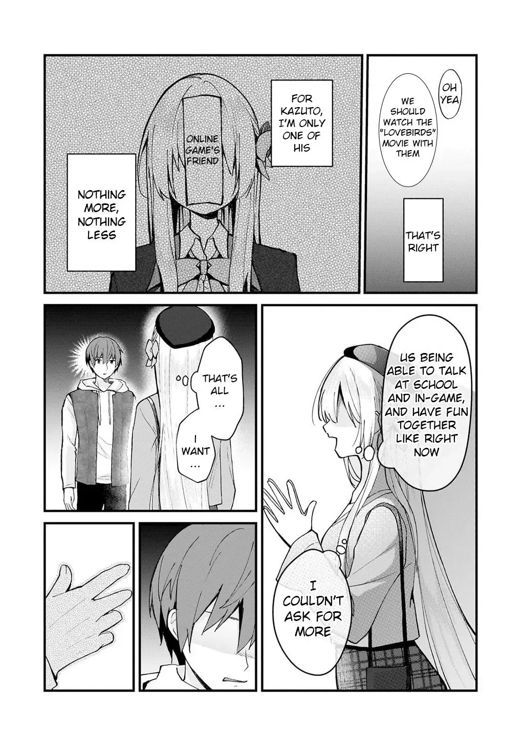 Netoge no Yome ga Ninki Idol Datta: Cool kei no Kanojo wa Genjitsu demo Yome no Tsumori de Iru Chapter 32 page 14 - 