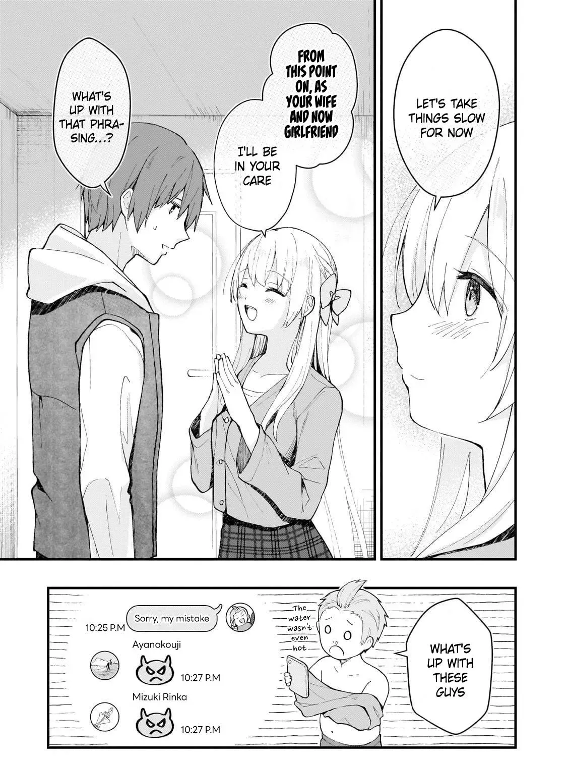 Netoge no Yome ga Ninki Idol Datta: Cool kei no Kanojo wa Genjitsu demo Yome no Tsumori de Iru Chapter 34 page 22 - 