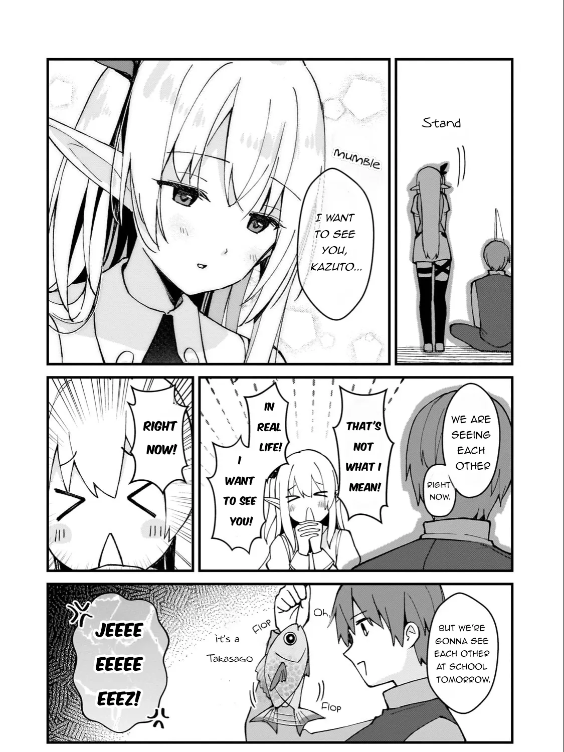 Netoge no Yome ga Ninki Idol Datta: Cool kei no Kanojo wa Genjitsu demo Yome no Tsumori de Iru Chapter 36 page 11 - 