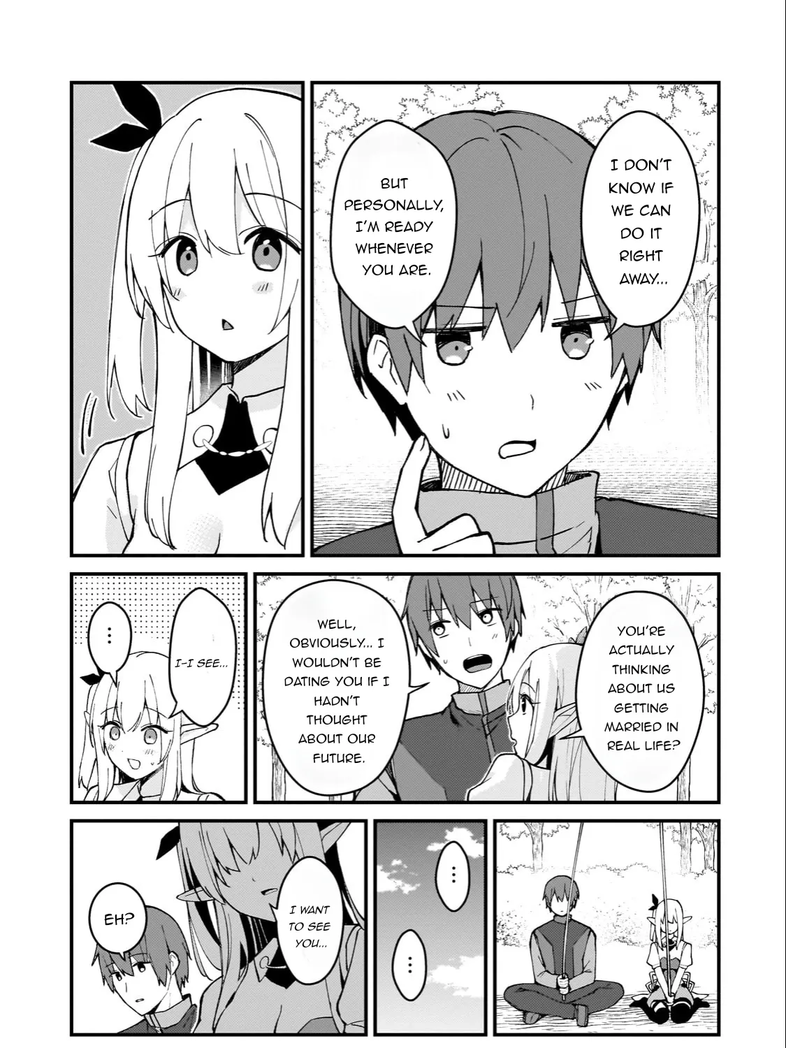 Netoge no Yome ga Ninki Idol Datta: Cool kei no Kanojo wa Genjitsu demo Yome no Tsumori de Iru Chapter 36 page 9 - 