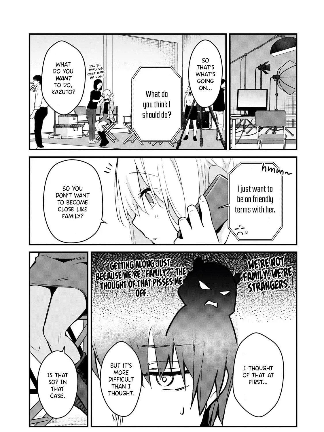 Netoge no Yome ga Ninki Idol Datta: Cool kei no Kanojo wa Genjitsu demo Yome no Tsumori de Iru Chapter 42 page 21 - 