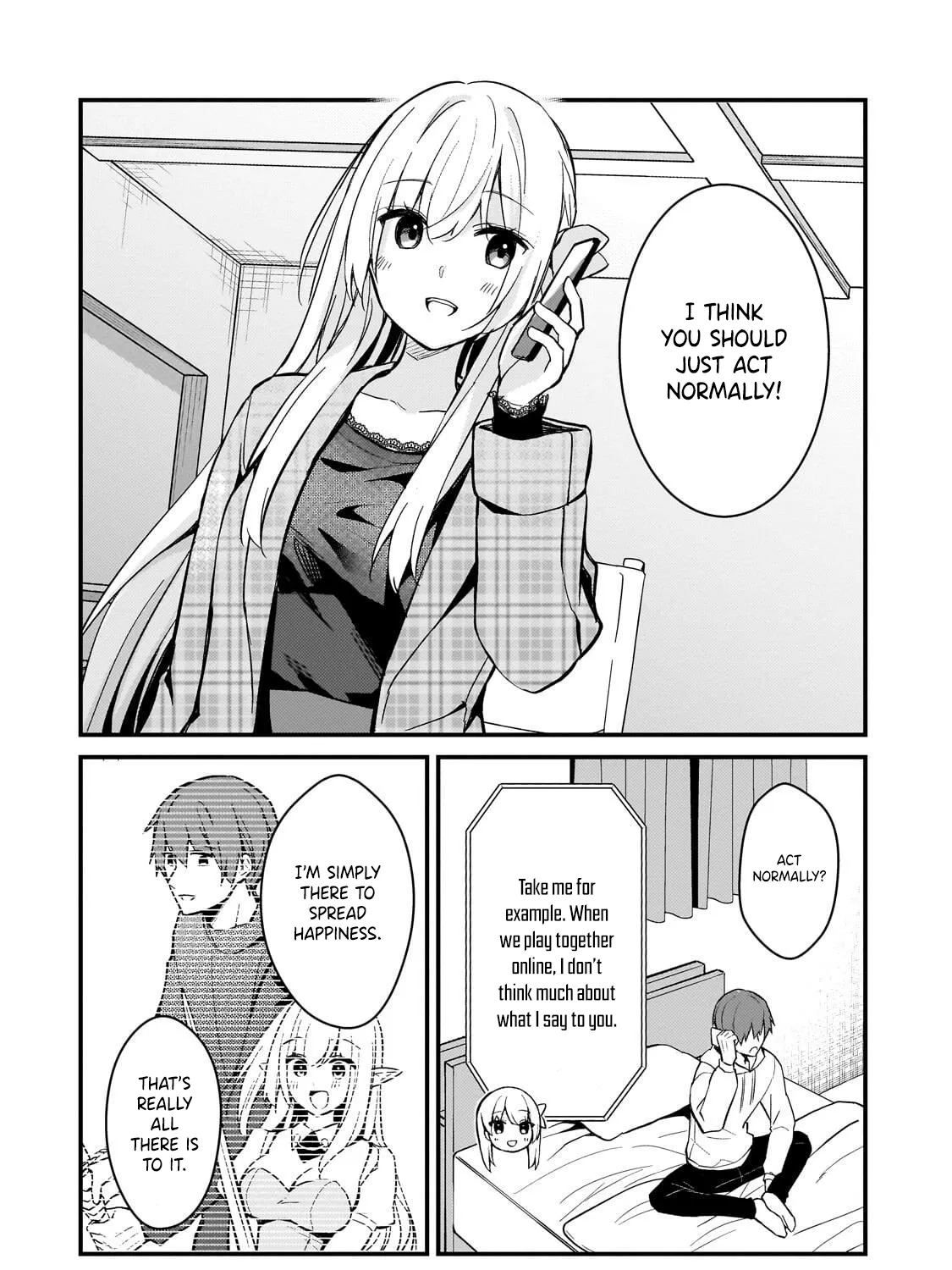 Netoge no Yome ga Ninki Idol Datta: Cool kei no Kanojo wa Genjitsu demo Yome no Tsumori de Iru Chapter 42 page 23 - 