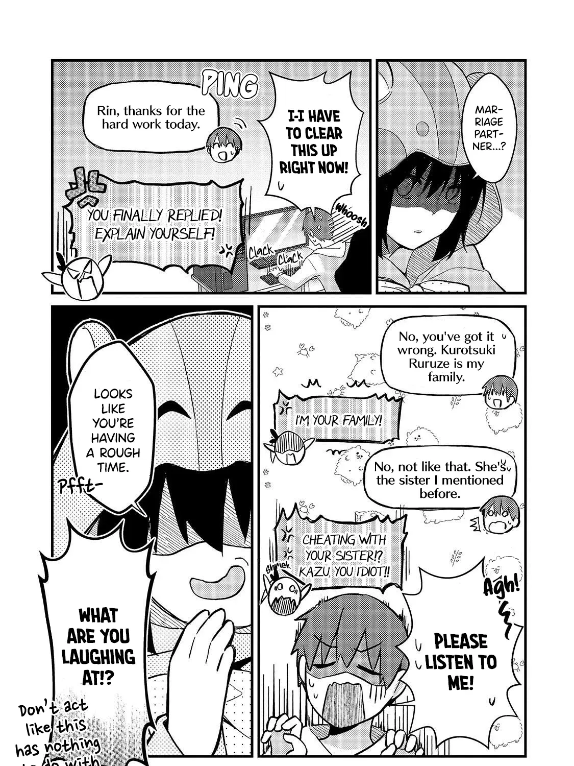 Netoge no Yome ga Ninki Idol Datta: Cool kei no Kanojo wa Genjitsu demo Yome no Tsumori de Iru Chapter 43 page 21 - 