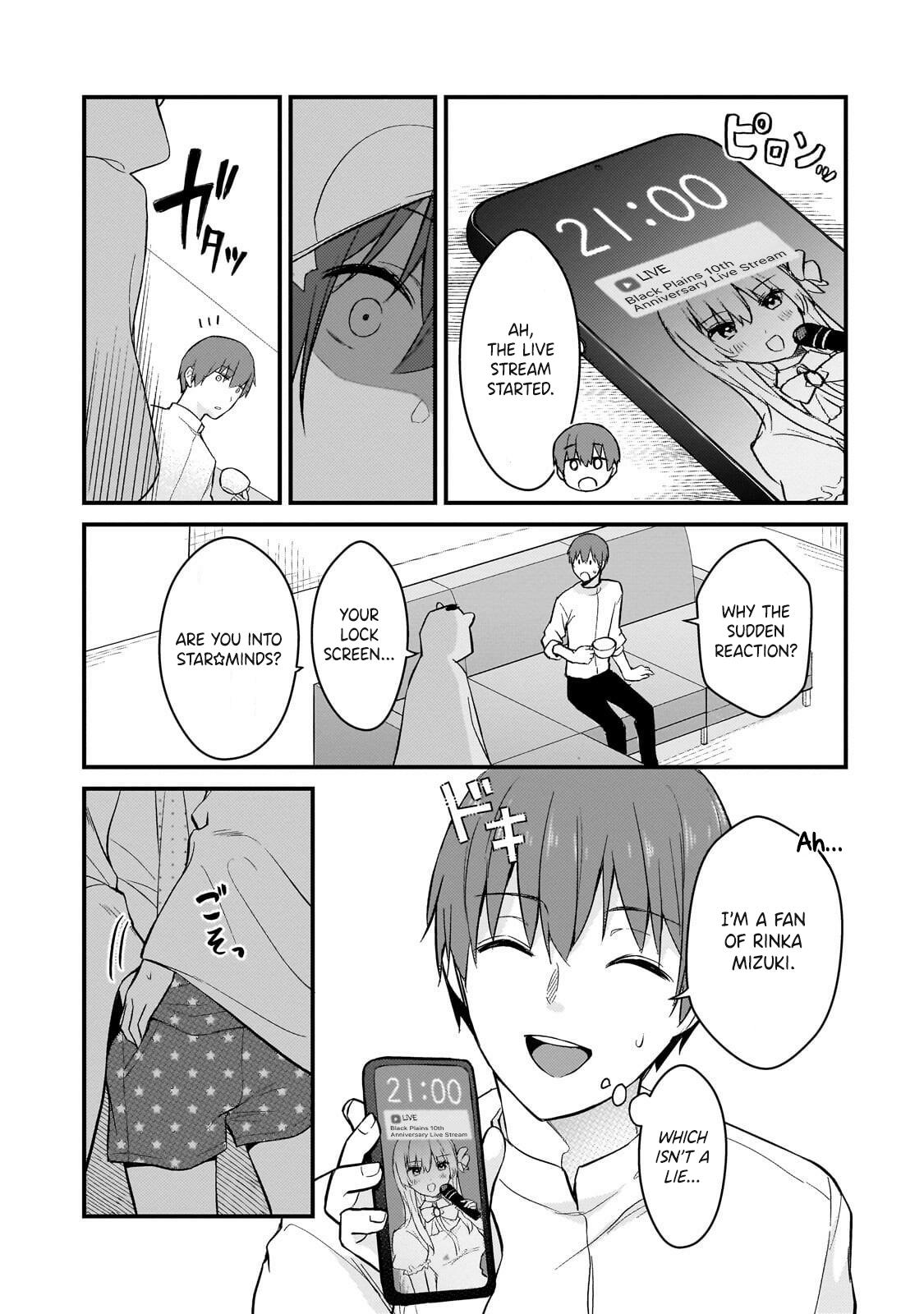 Netoge no Yome ga Ninki Idol Datta: Cool kei no Kanojo wa Genjitsu demo Yome no Tsumori de Iru Chapter 45 page 15 - 