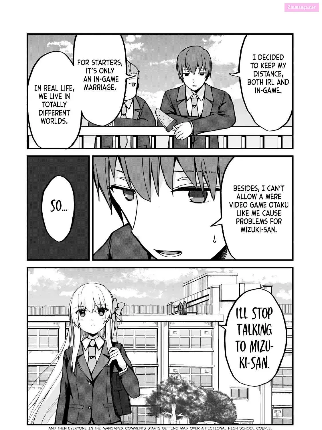Netoge no Yome ga Ninki Idol Datta: Cool kei no Kanojo wa Genjitsu demo Yome no Tsumori de Iru Chapter 5 page 7 - 
