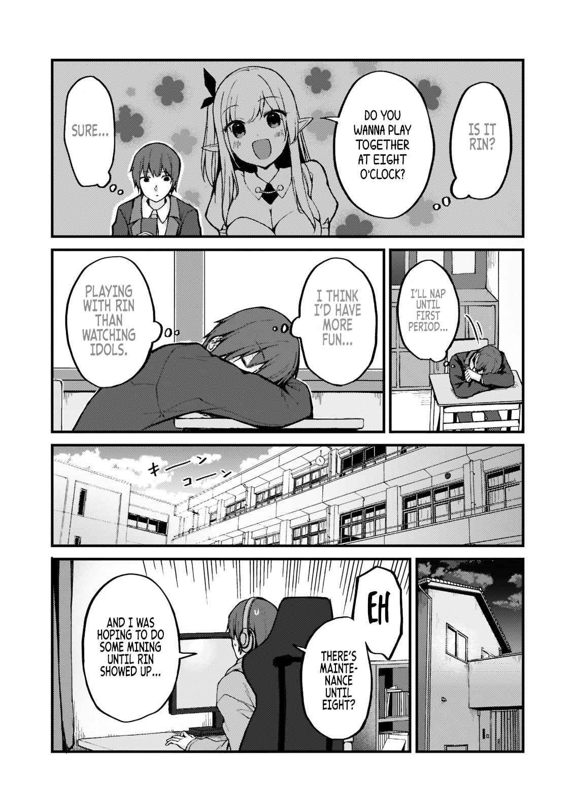 Netoge no Yome ga Ninki Idol datta ken ~Cool-kei no kanojo wa genjitsu demo yome no tsumori de iru~ Chapter 1 page 18 - 