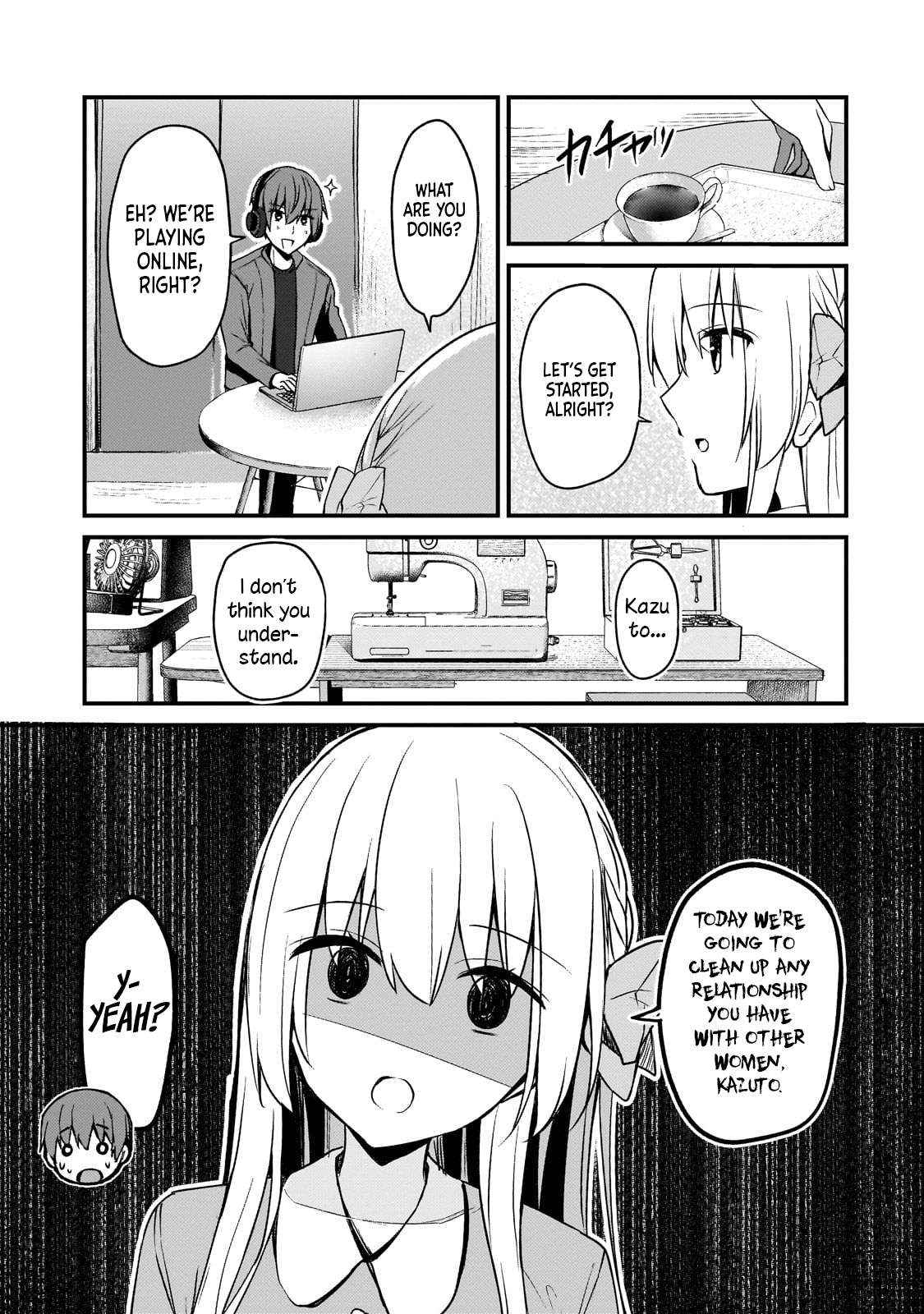 Netoge no Yome ga Ninki Idol datta ken ~Cool-kei no kanojo wa genjitsu demo yome no tsumori de iru~ Chapter 12 page 8 - 