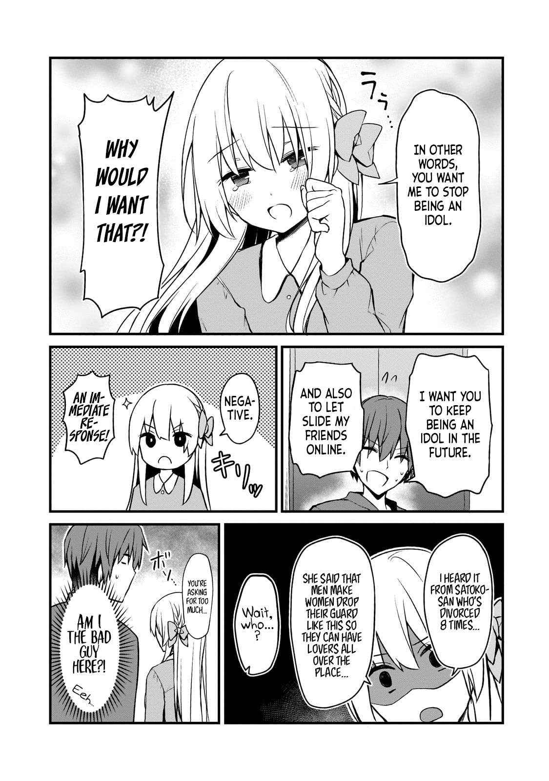 Netoge no Yome ga Ninki Idol datta ken ~Cool-kei no kanojo wa genjitsu demo yome no tsumori de iru~ Chapter 12 page 10 - 
