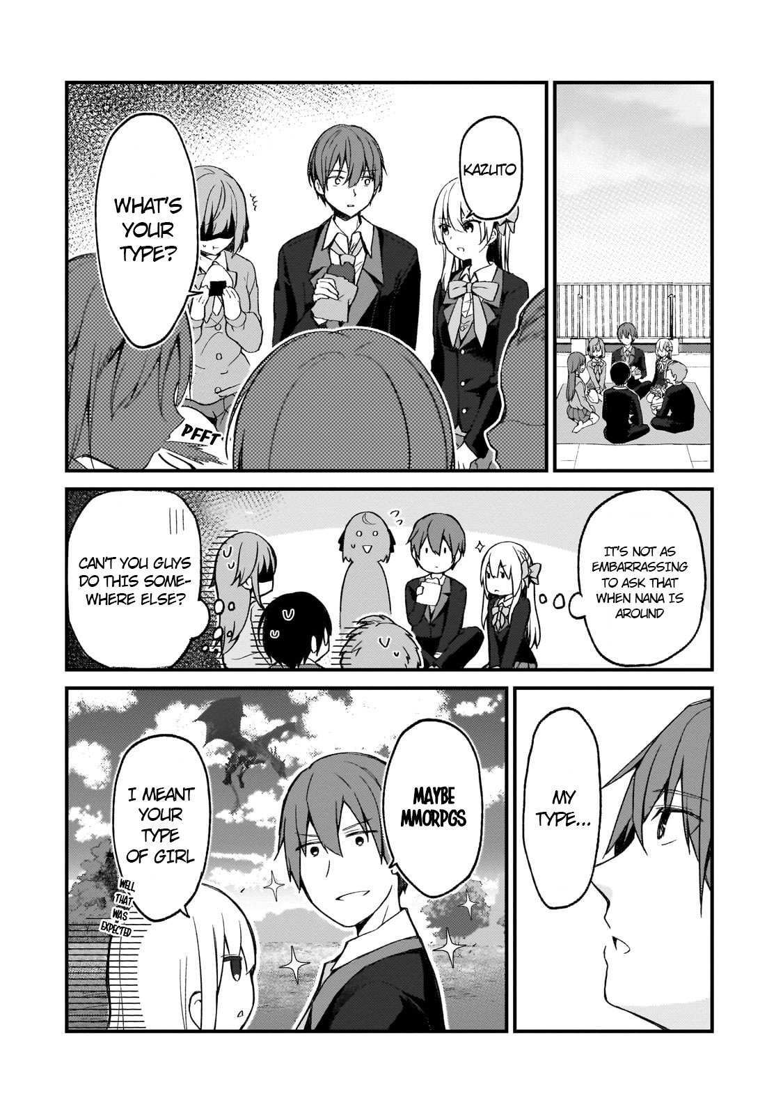 Netoge no Yome ga Ninki Idol datta ken ~Cool-kei no kanojo wa genjitsu demo yome no tsumori de iru~ Chapter 19 page 4 - 