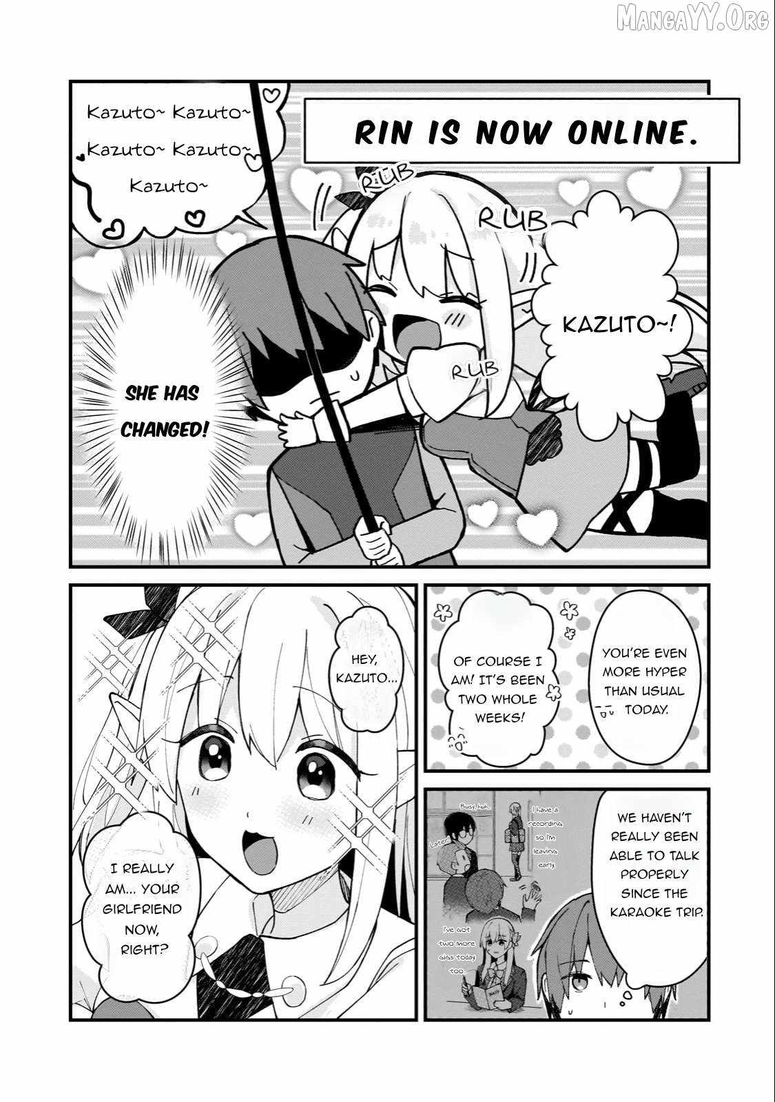 Netoge no Yome ga Ninki Idol datta ken ~Cool-kei no kanojo wa genjitsu demo yome no tsumori de iru~ Chapter 36 page 3 - 