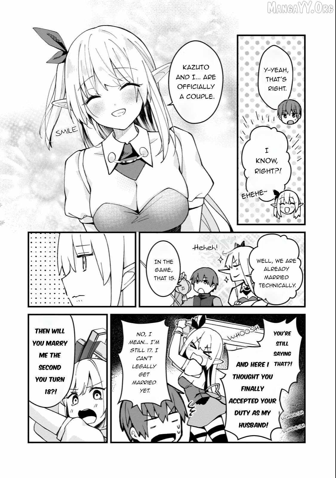 Netoge no Yome ga Ninki Idol datta ken ~Cool-kei no kanojo wa genjitsu demo yome no tsumori de iru~ Chapter 36 page 4 - 
