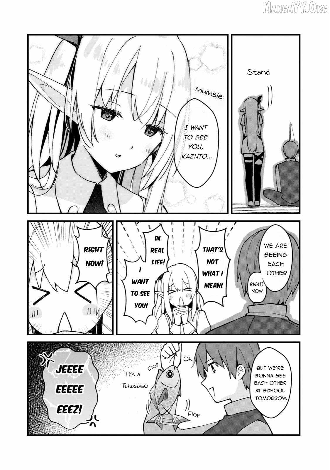 Netoge no Yome ga Ninki Idol datta ken ~Cool-kei no kanojo wa genjitsu demo yome no tsumori de iru~ Chapter 36 page 6 - 
