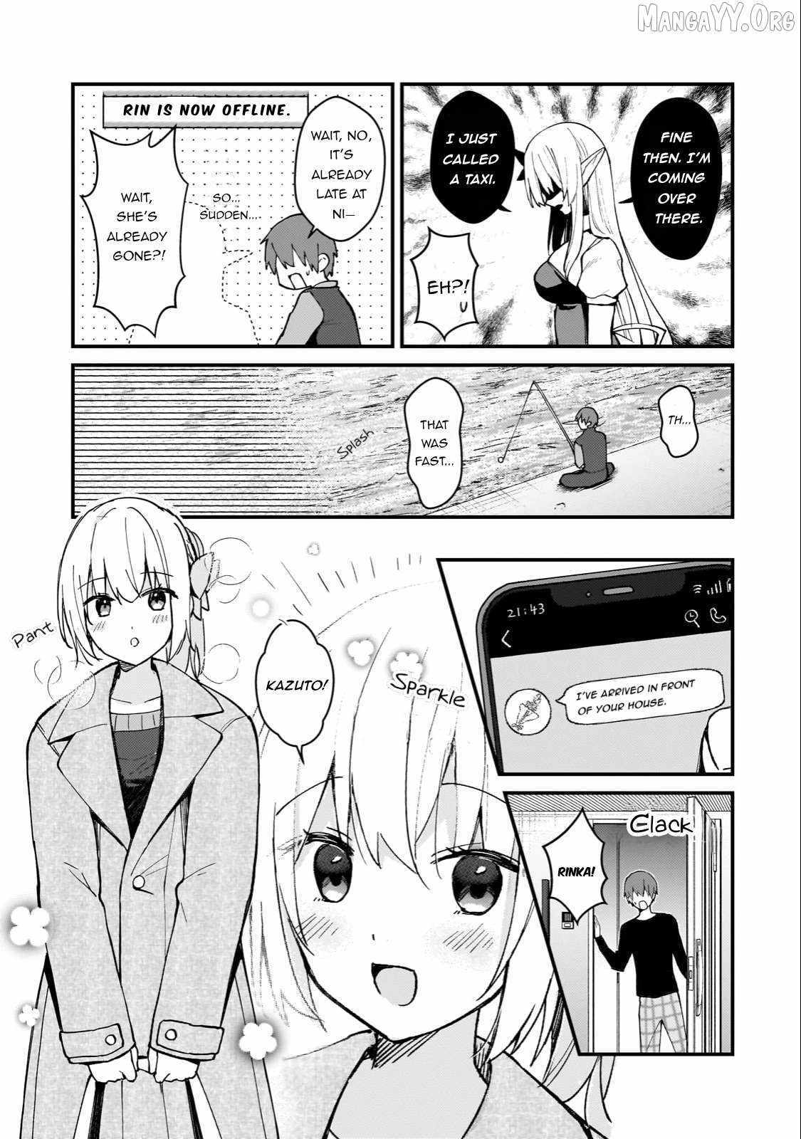 Netoge no Yome ga Ninki Idol datta ken ~Cool-kei no kanojo wa genjitsu demo yome no tsumori de iru~ Chapter 36 page 7 - 