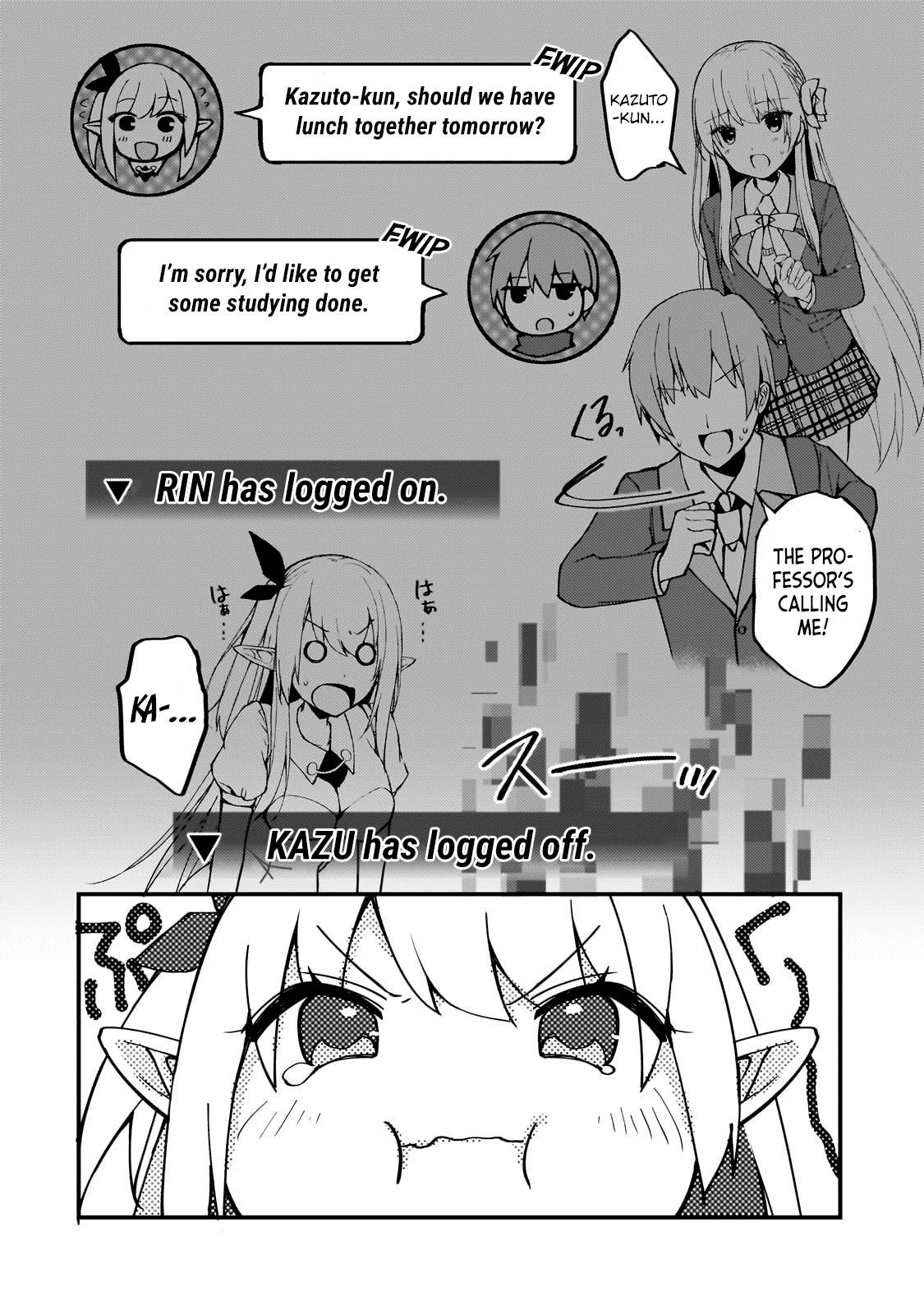 Netoge no Yome ga Ninki Idol datta ken ~Cool-kei no kanojo wa genjitsu demo yome no tsumori de iru~ Chapter 5 page 8 - 