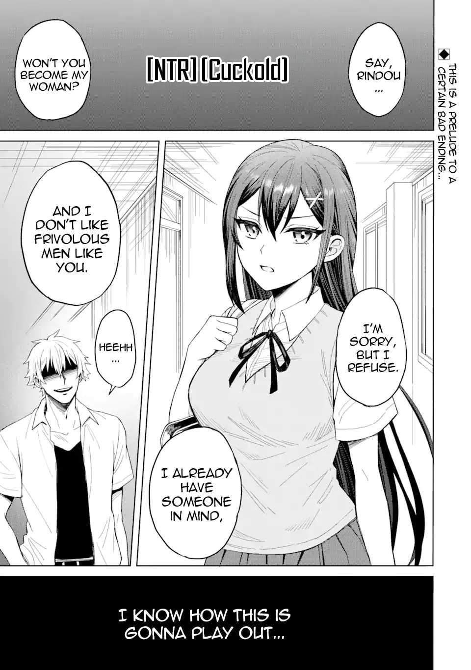 Netorare Manga no Kuzu Otoko ni Tensei Shita Hazu ga Heroine ga Yotte Kuru Ken Chapter 1.1 page 1 - 