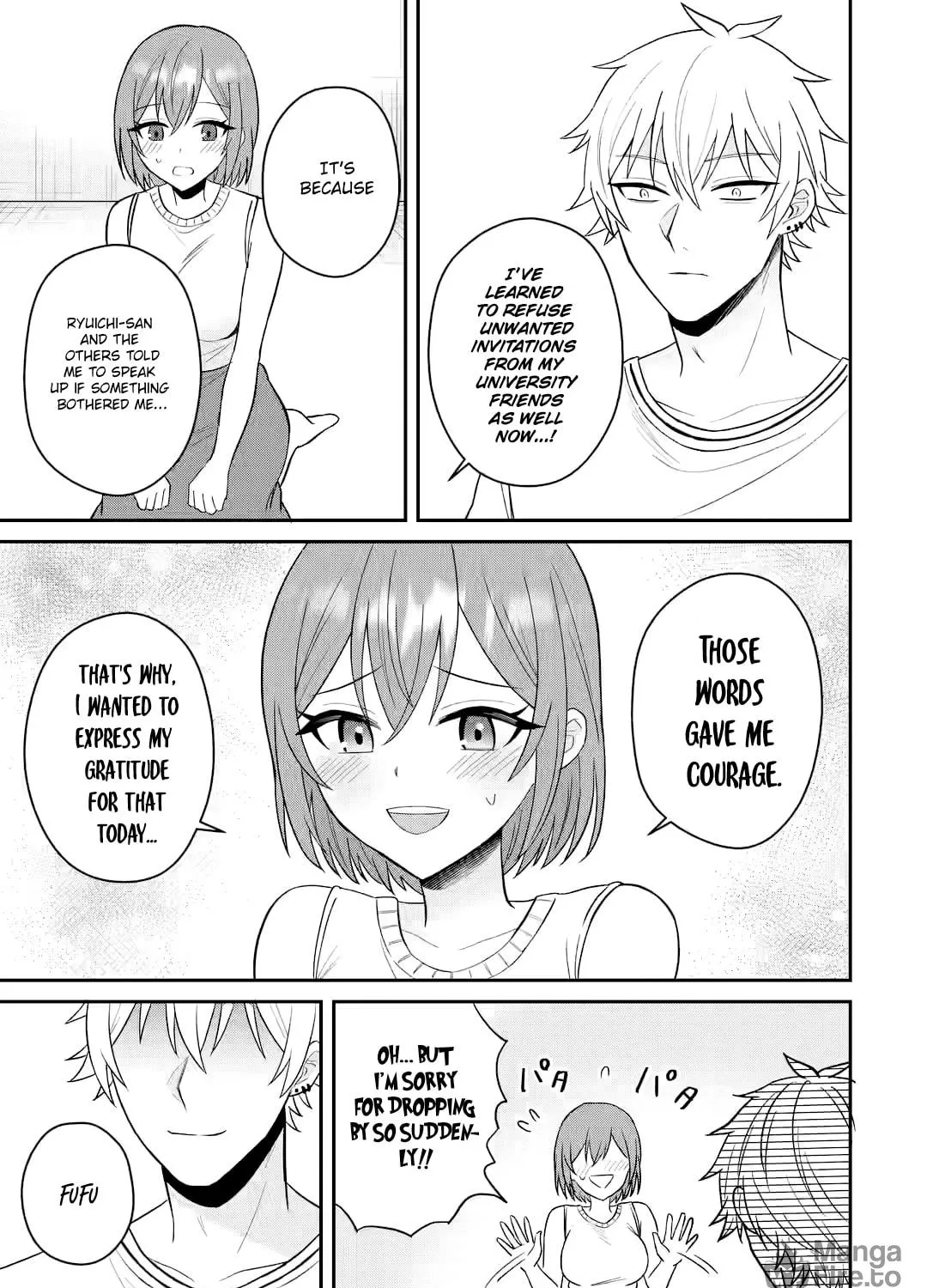 Netorare Manga no Kuzu Otoko ni Tensei Shita Hazu ga Heroine ga Yotte Kuru Ken Chapter 12 page 9 - 