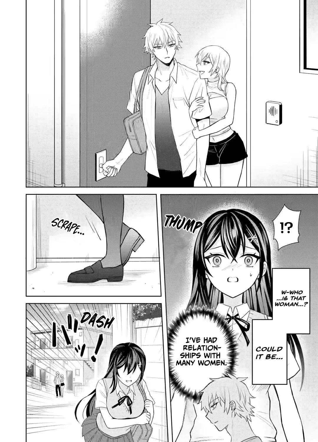 Netorare Manga no Kuzu Otoko ni Tensei Shita Hazu ga Heroine ga Yotte Kuru Ken Chapter 4 page 3 - 