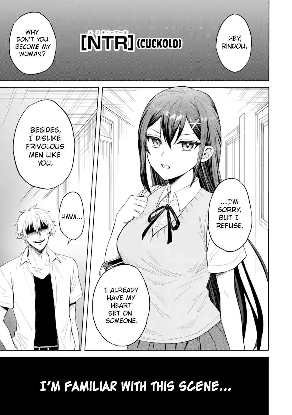 Netorare Manga no Kuzu Otoko ni Tensei Shita Hazu ga Heroine ga Yottekuru Ken Chapter 1 page 1 - 