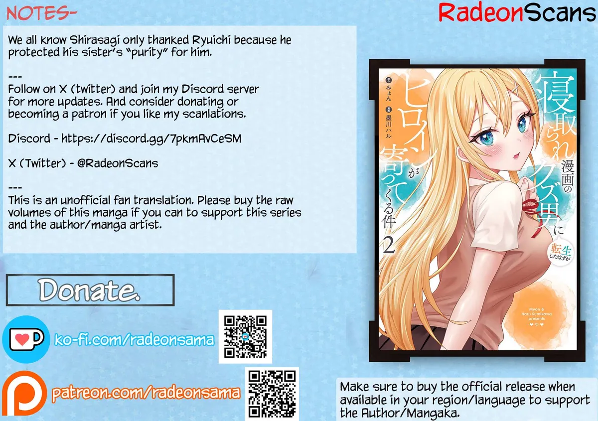 Netorare Manga no Kuzu Otoko ni Tensei Shita Hazu ga Heroine ga Yottekuru Ken Chapter 11 page 31 - 