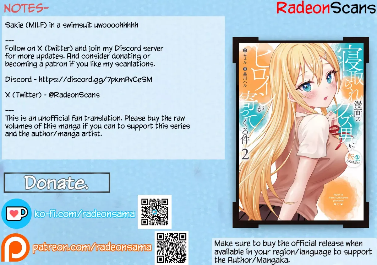 Netorare Manga no Kuzu Otoko ni Tensei Shita Hazu ga Heroine ga Yottekuru Ken Chapter 13 page 33 - 