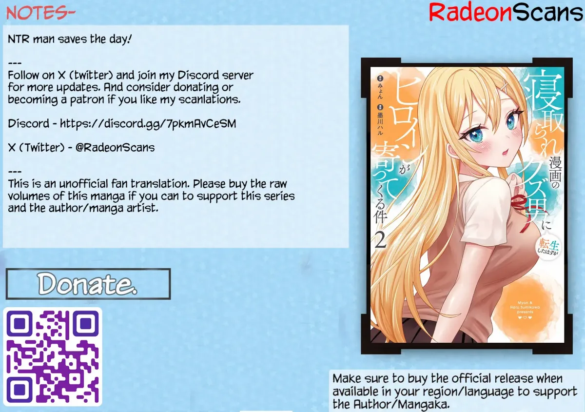 Netorare Manga no Kuzu Otoko ni Tensei Shita Hazu ga Heroine ga Yottekuru Ken Chapter 14 page 33 - 