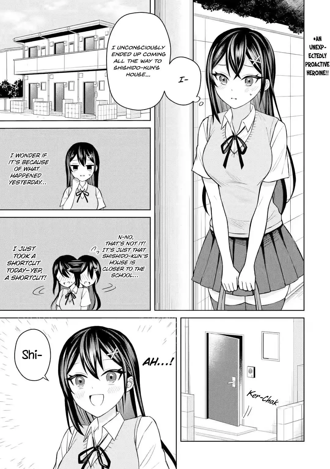 Netorare Manga no Kuzu Otoko ni Tensei Shita Hazu ga Heroine ga Yottekuru Ken Chapter 4 page 1 - 